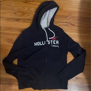 Hollister zip up sweatshirt